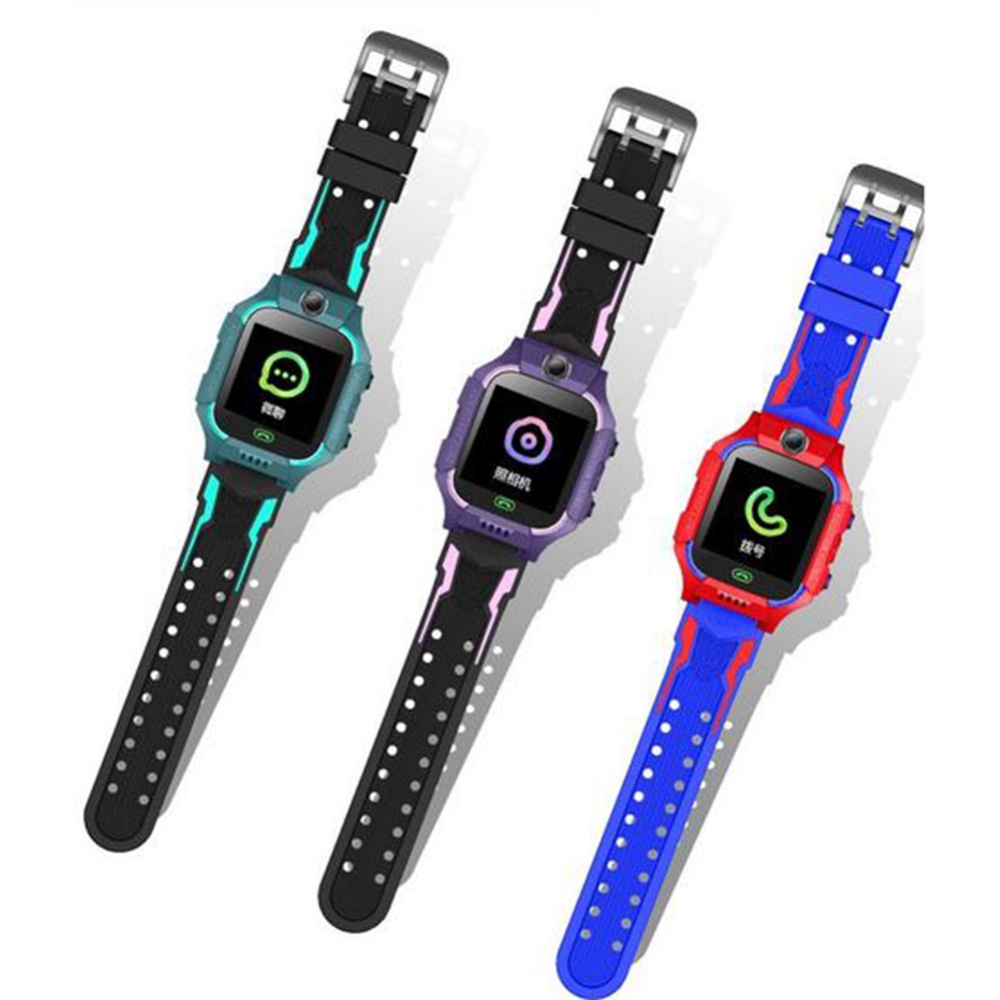 Q19 Positioning Touch Screen Camera Phone Smart Watch Life Waterproof Indonesian Version For Kids Gift purple - Image 3