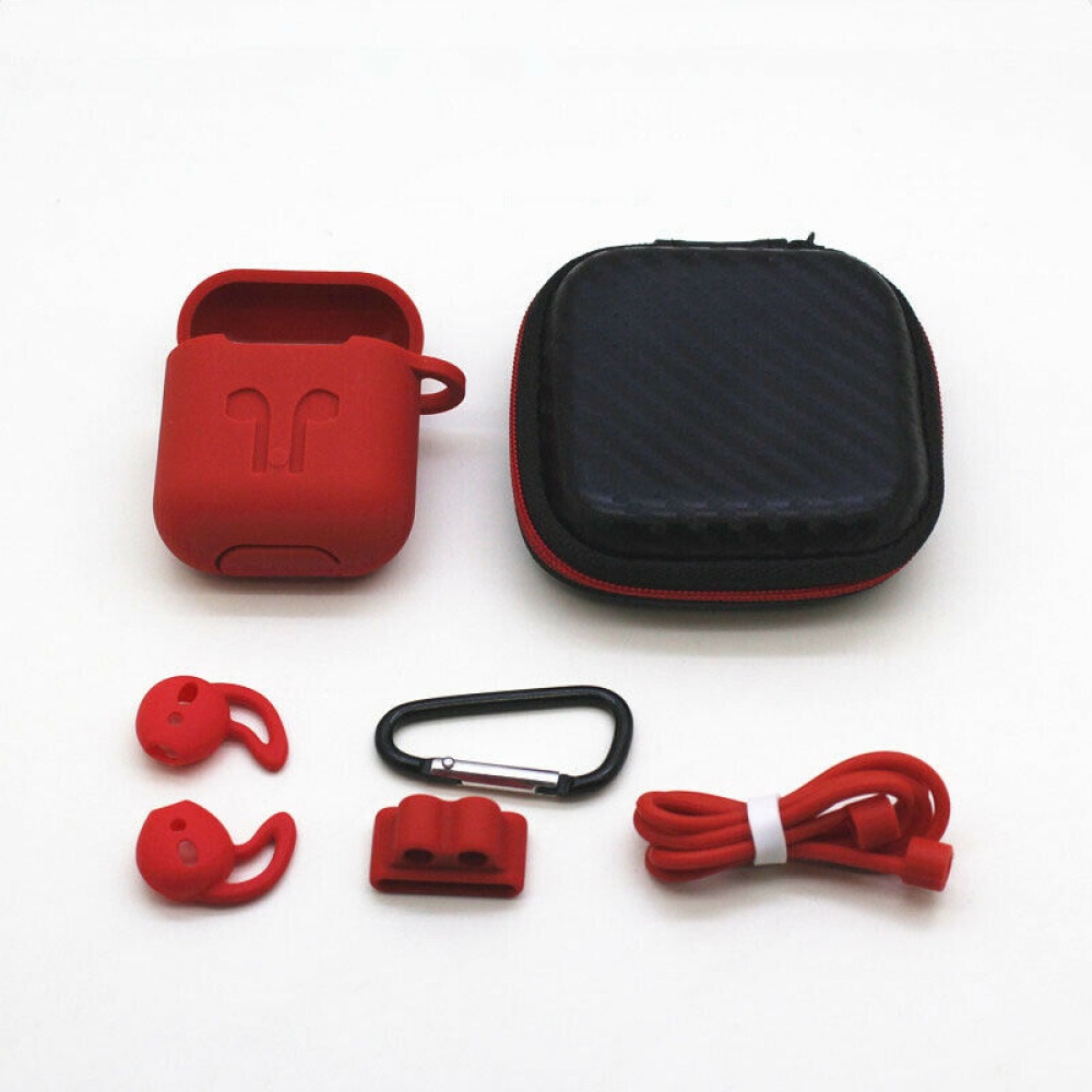For Apple AirPods Accessories Case Kits AirPod Earphone Charging Protector Cover red