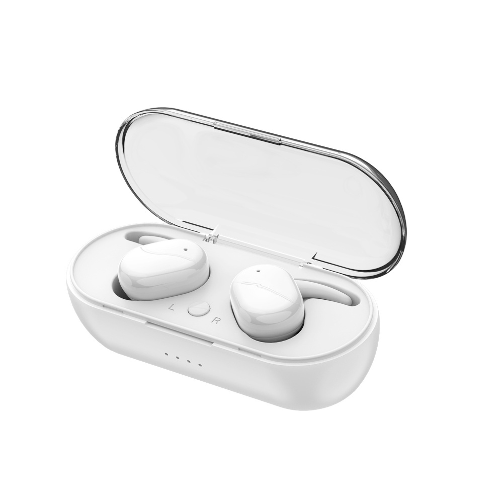 Ecouteurs Bluetooth Mini 5.0 HD sans fil Ecouteurs tactiles blanc