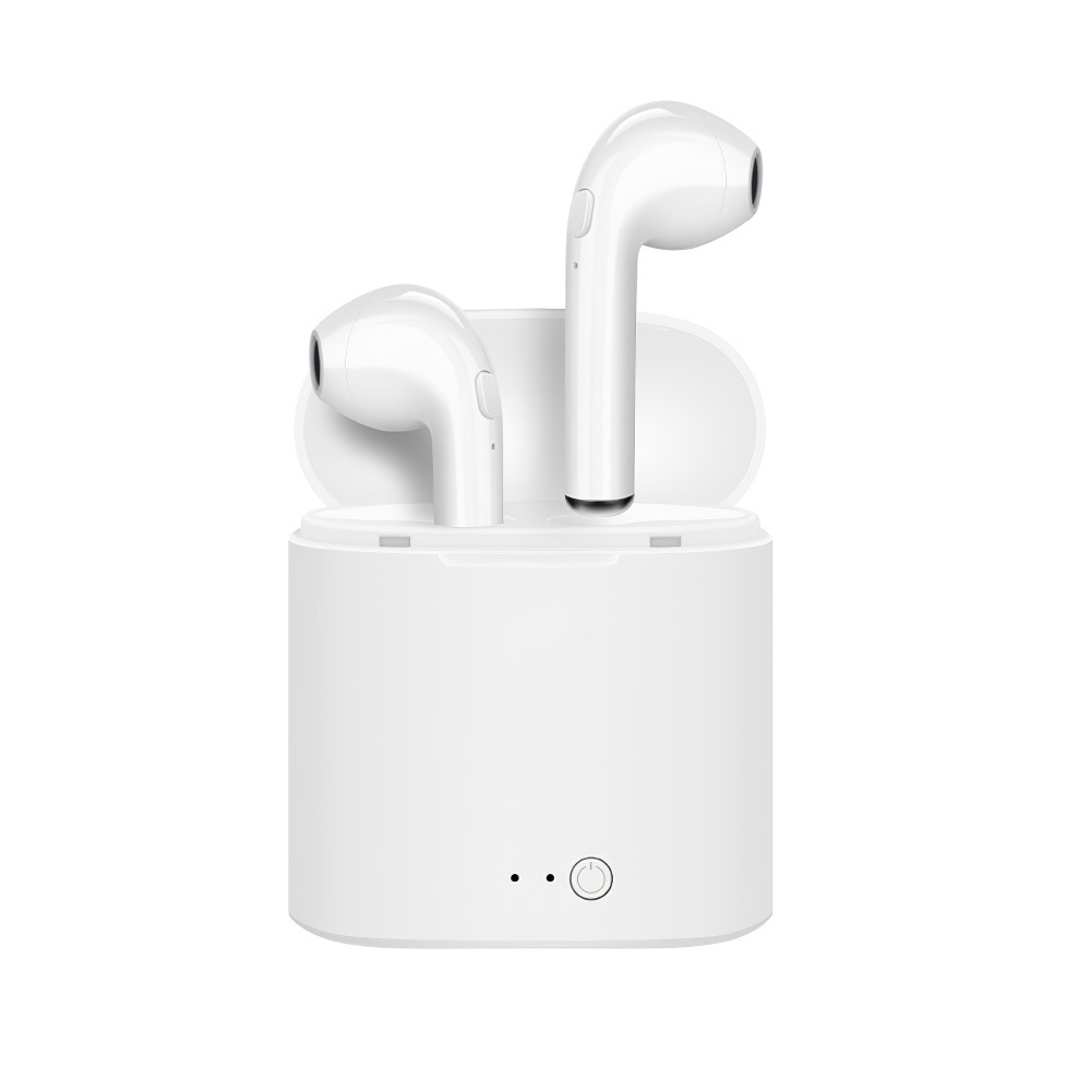 i7s Tws Wireless Bluetooth Earphones Mini Stereo Bass Earphone Earbuds Sport Headset with Charging Base White