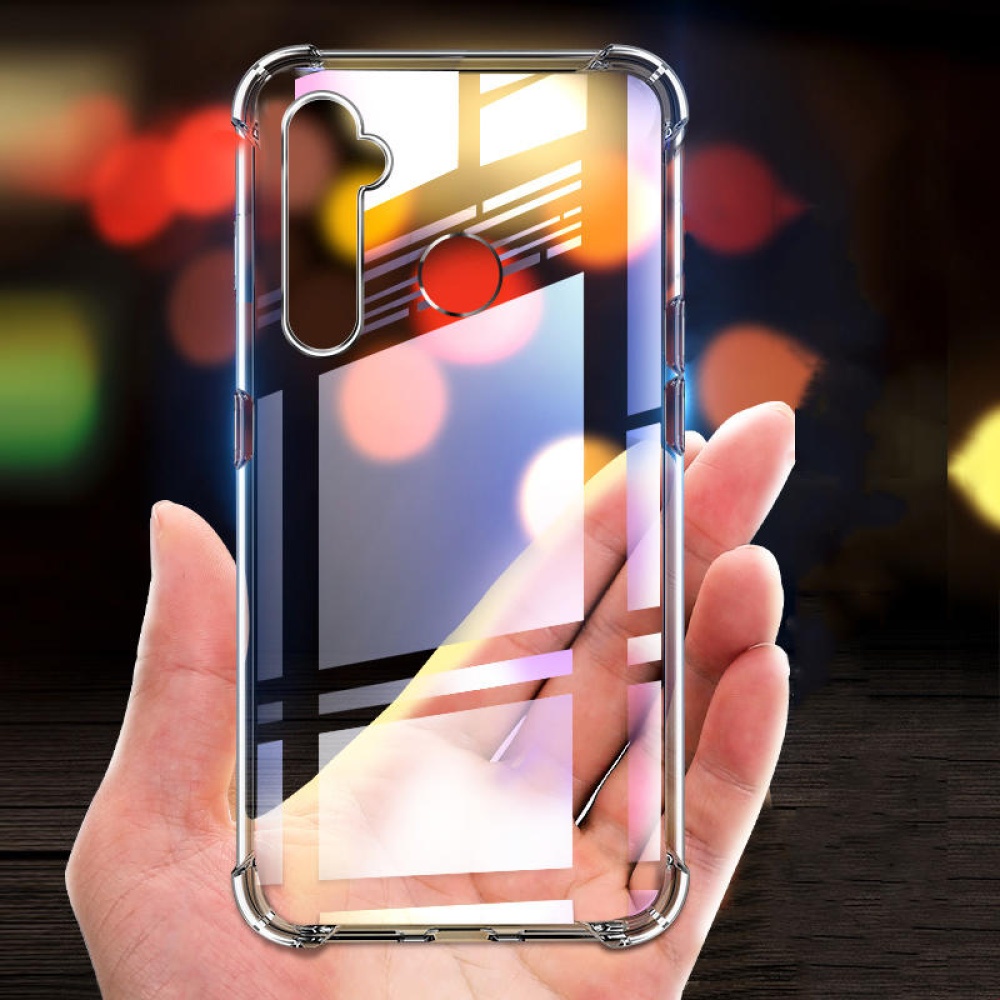 Realme 5 Pro Case Air Bag Bumper Shockproof Transparent Soft TPU Protective Case For Realme 5 Pro - Image 2