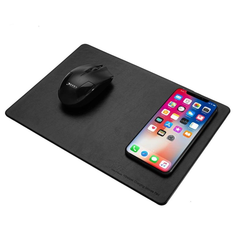 Qi Wirelss Charging Mouse Pad For Samsung Galaxy Note 8/S8/S8 Plus/S7 Edge/iPhone X/iPhone 8 Plus - Red - Image 2