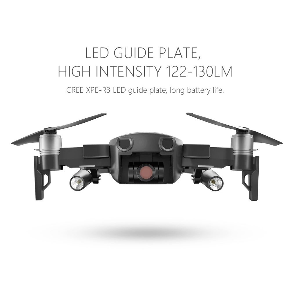 LED Lamp Light Night Vision Searching Guide for DJI Mavic Air Accessories without Battery