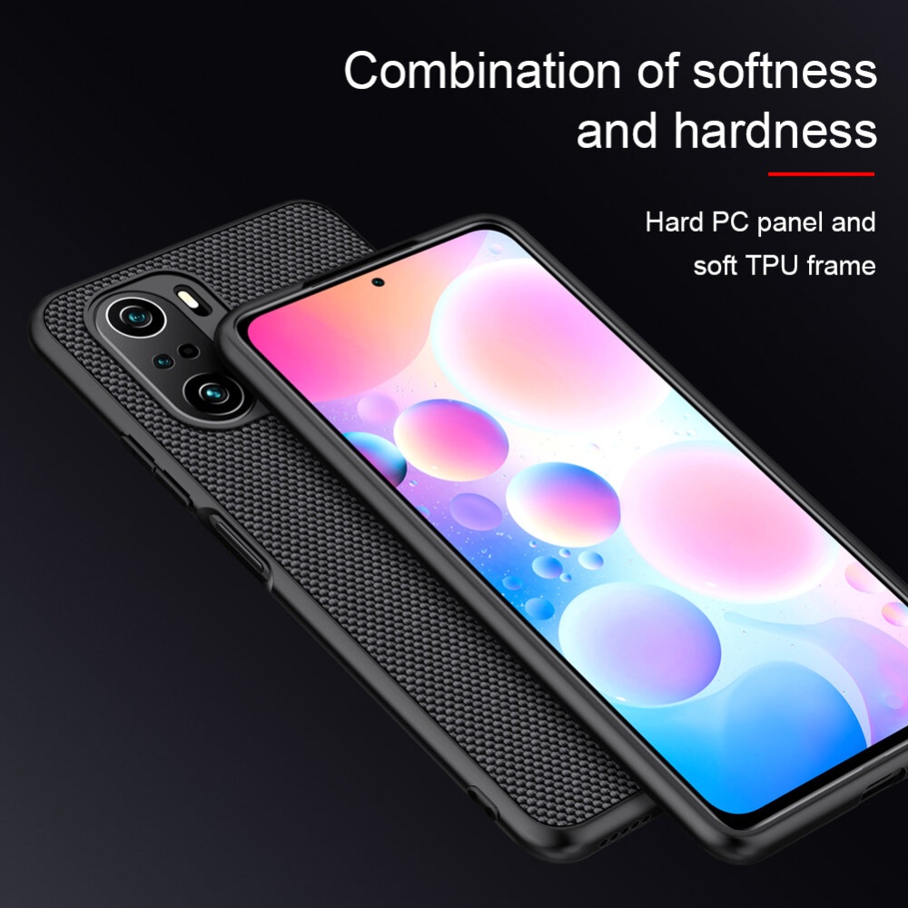 NILLKIN for POCO F3 Global Version Accessories Set Amazing H+PRO 9H Anti-Explosion Tempered Glass Screen Protector + Nylon Synthetic Fiber Textured S - Image 2