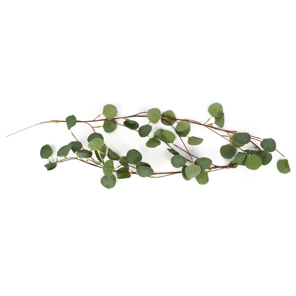 1.7m Artificial Eucalyptus Leaves Garland Vine Wedding Greenery for Home Wall Decorations - Image 2