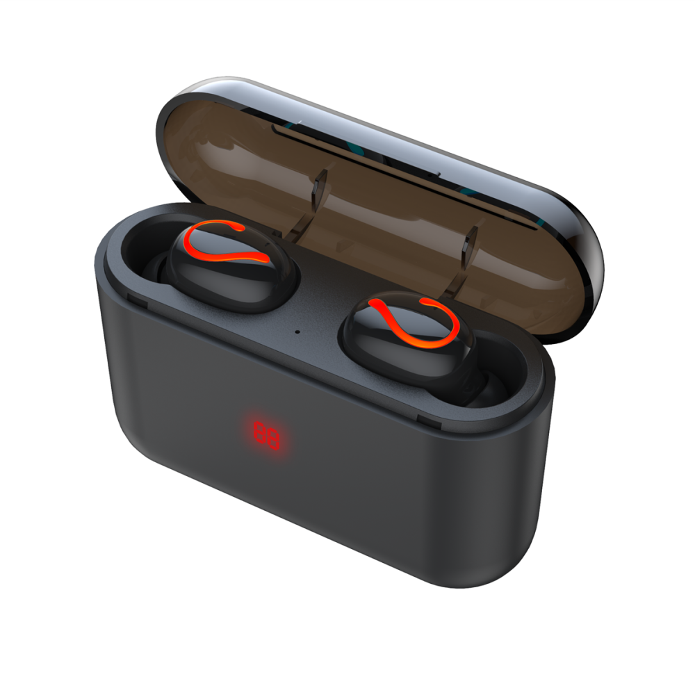 TWS Wireless bluetooth 5.0 Earbuds Earphone Sport Waterproof Stereo Headphone with 2600mAh Charging Box - Image 2