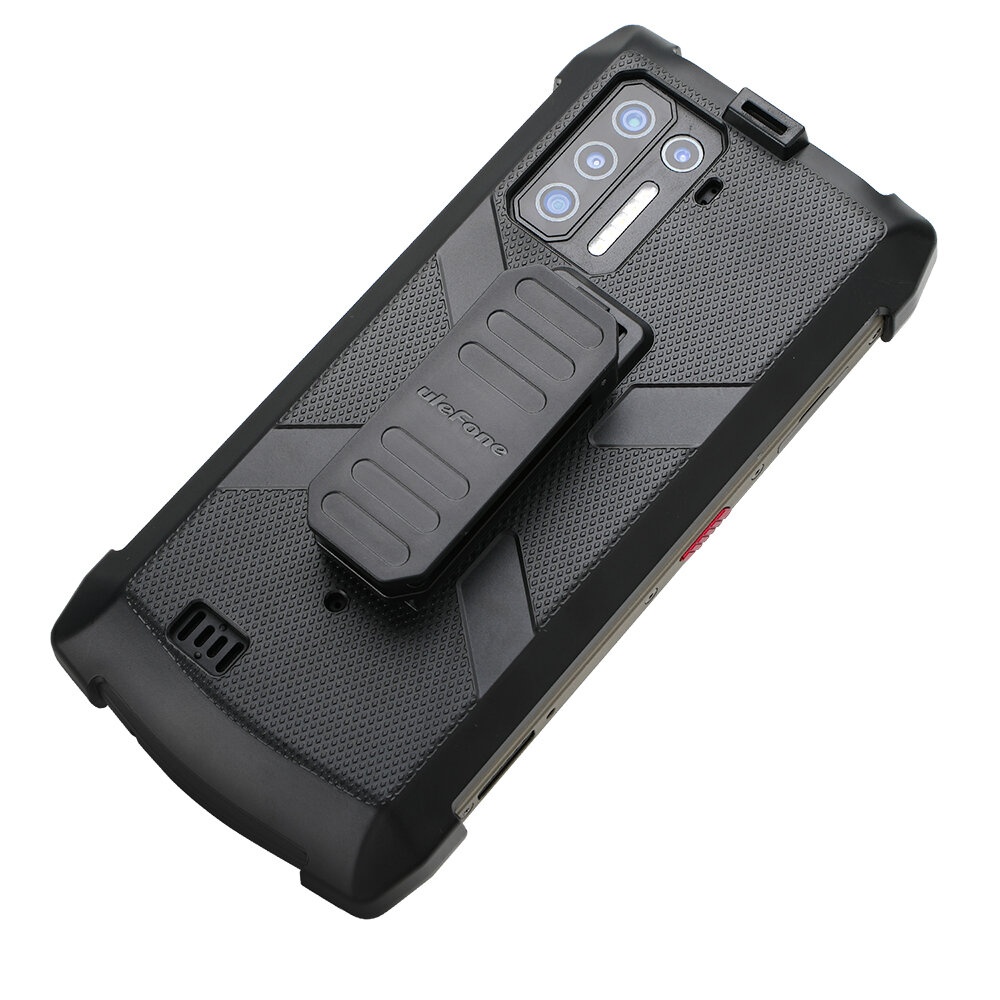 Multifunctional Protective Case with Back Clip and Carabiner For Ulefone Power Armor 13 - Black - Image 2