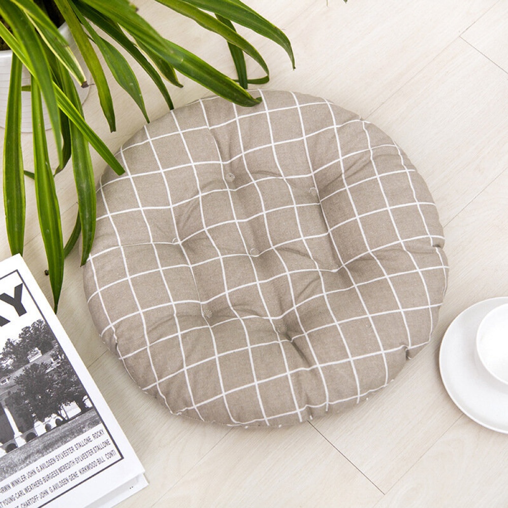 Tatami Seat Cushion Round Chair Cushion Mat Pillow Home Car Decorations Soft Sofa Cushion for Home Office Simple Fashion Round Cushion - 40cm #1 - Image 2