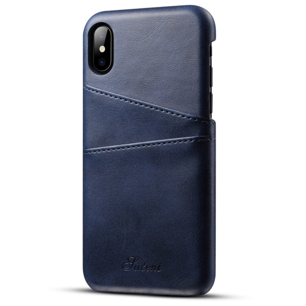 Business for iPhone X / XS / 7 / 8 / 7 Plus / 8 Plus / 6 / 6S Case PU Leather with Multi Card Slot Bumpers Shockproof Anti-Scratch Protective Case - - Image 2