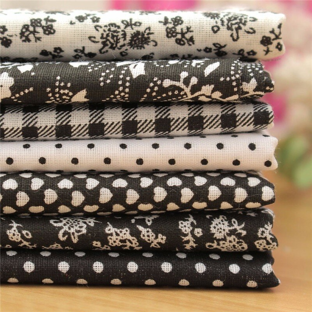 7PCS Assorted DIY Cotton Cloth Non-toxic Eco-friendly Patchwork Cloth - Image 2