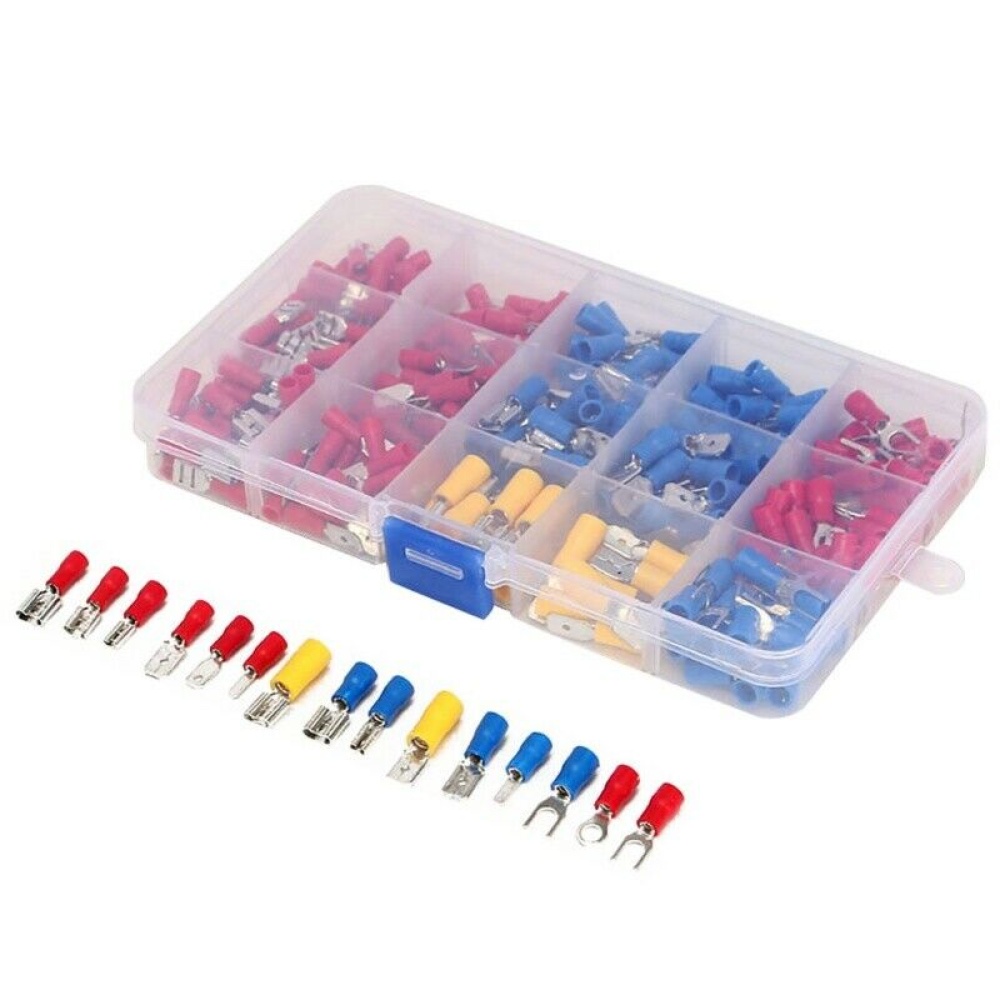 280pcs Assorted Crimp Spade Terminal Insulated Electrical Wire Connector Kit Set(Box Packing) 280 sets - Image 2