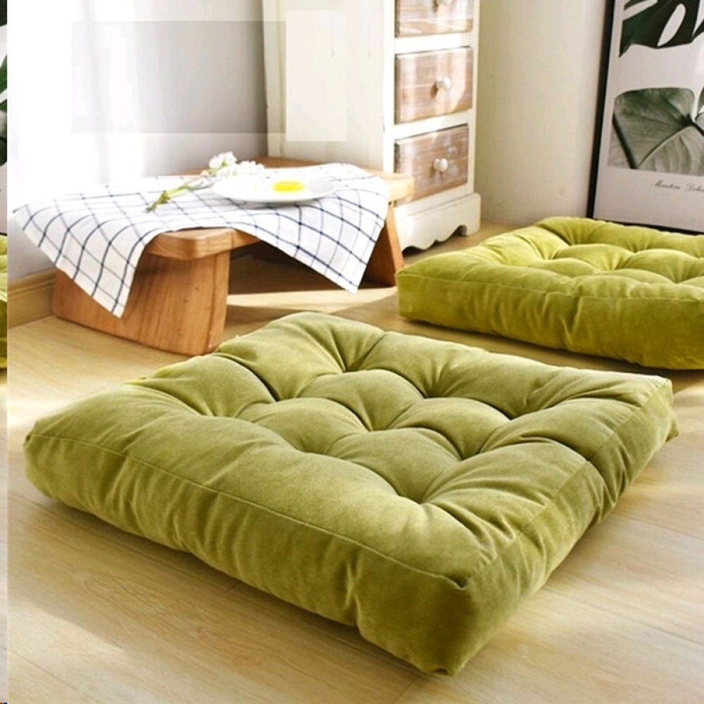 55x55cm Square Cotton Sofa Chairs Seat Cushion Seat Dining Chair Pads Cushion Soft Pillow for Home Decor - Coffee - Image 2