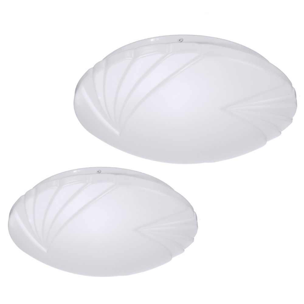 85-265V 14" 30W LED Ceiling Light Ultra Thin Flush Mount Round Home Fixture Lamp - 24W - Image 2