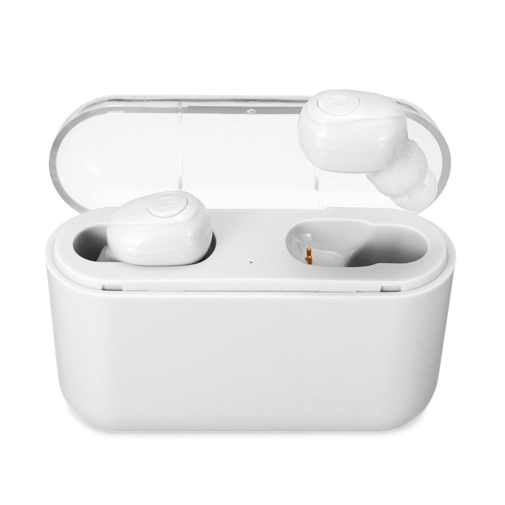 [bluetooth 5.0] TWS Wireless Earphone CVC8.0 Noise Cancelling 2200mAh Power Bank IPX7 Waterproof Stereo Headphone with Mic - white - Image 2