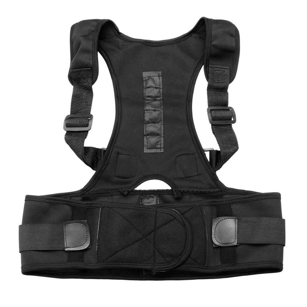 Men Women Sitting Posture Corrector Adjustable Magnetic Back Brace Shoulder Corrector - L - Image 2