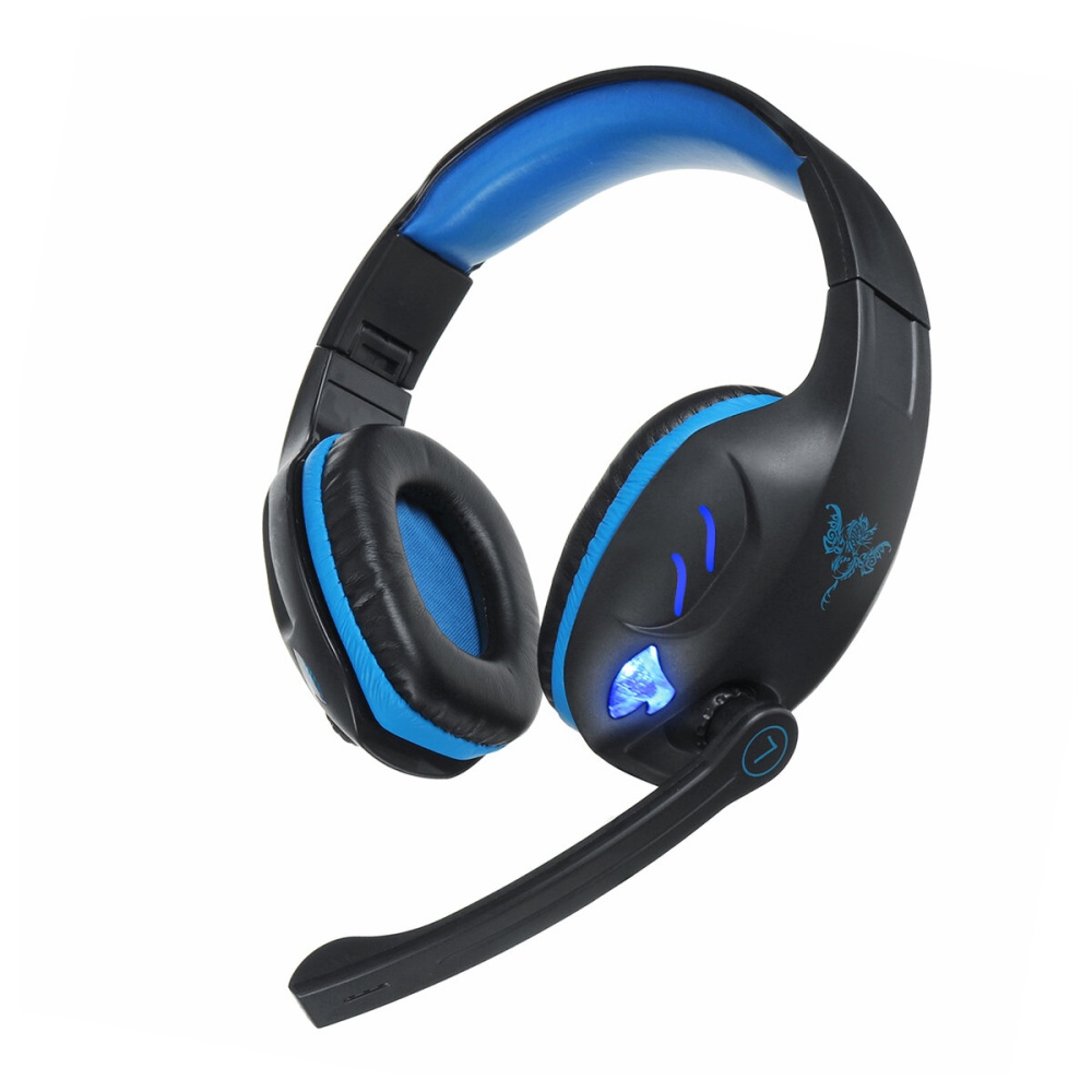 IN-968 3.5mm Gaming Headset Headphone LED Surround Sound MIC For PC Laptop PS4 Xbox - Image 2