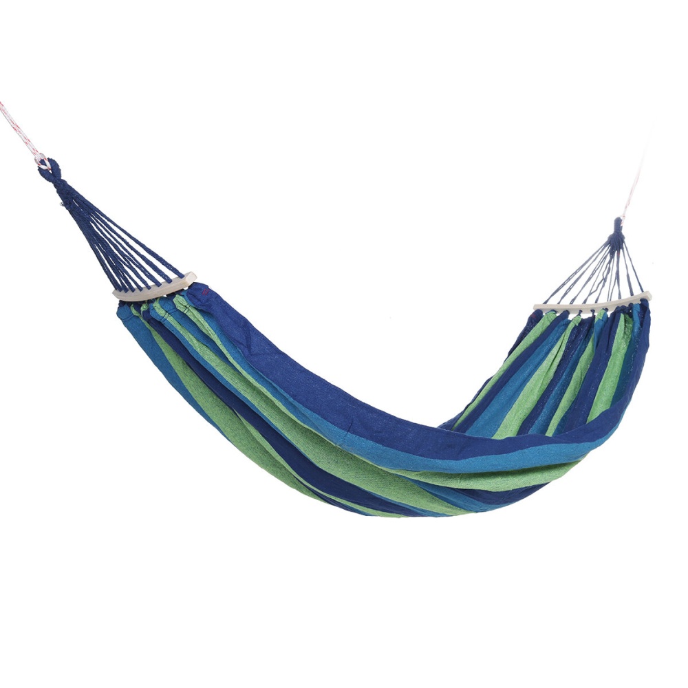 Camping Hammock Canvas Swing Hanging Bed Outdoor Garden Travel - XL - Image 2