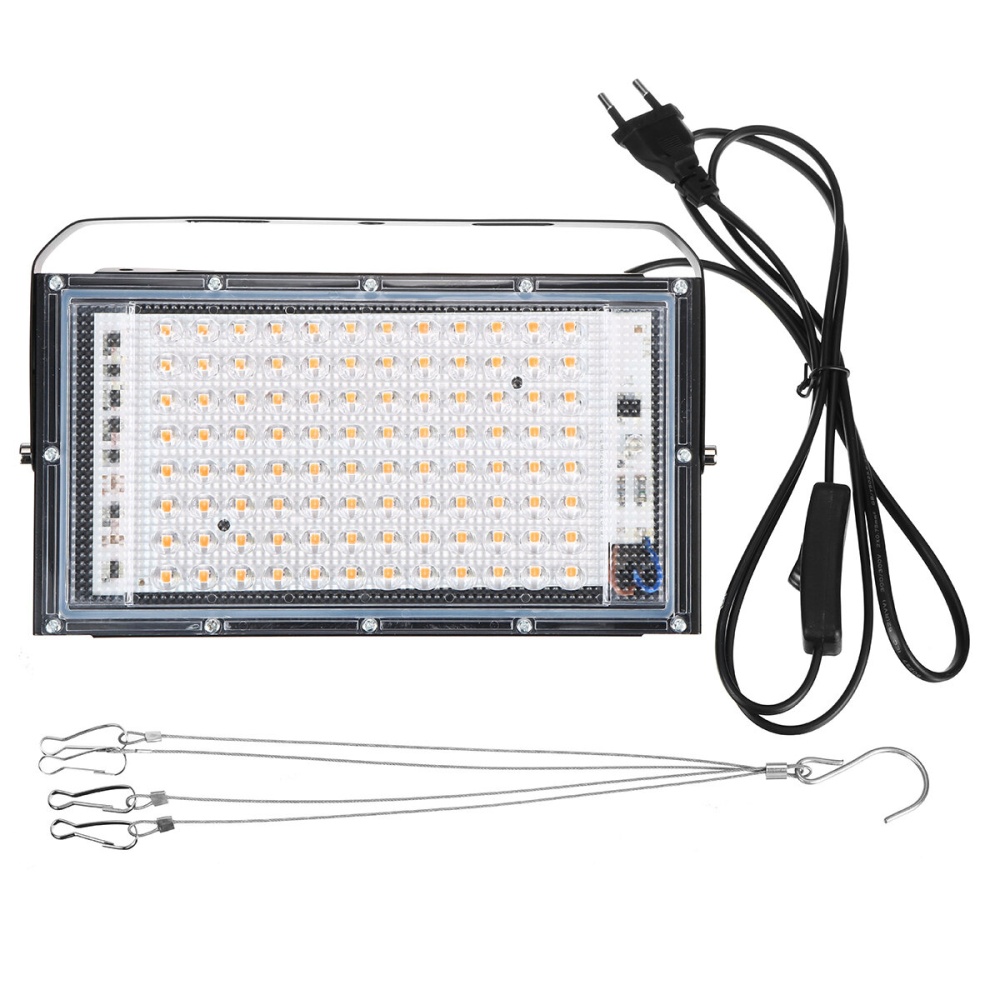 50/100W 50/96LED 220V Full Spectrum Grow Light Plant Growing Lamp Lights With Clip For Indoor Plants - 50W - Image 2