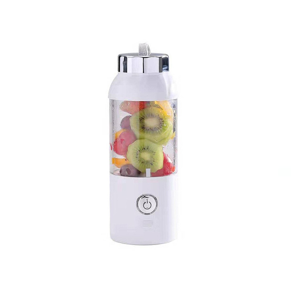 500ML Portable Juice Bottle Maker Cup Electrical USB Rechargeable Blender Travel for Kitchen Tool - White - Image 2