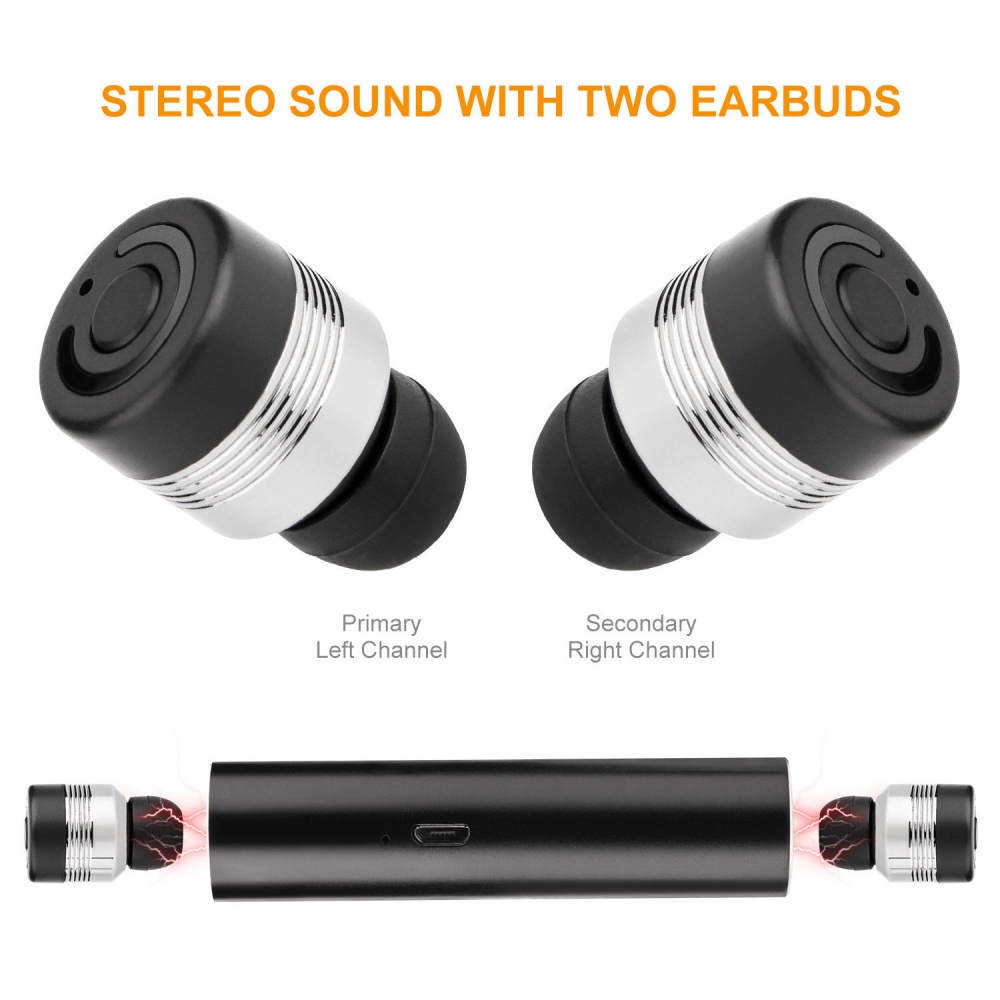 Casque Bluetooth sans fil TWS Noir