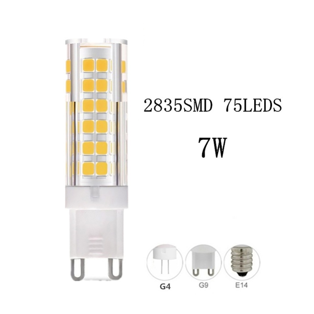 G9 75led Light Bulb 7W 220-240V 2835smd 450lm High Brightness Energy Saving Long Service Life Lamp 3000K Warm White - Image 3