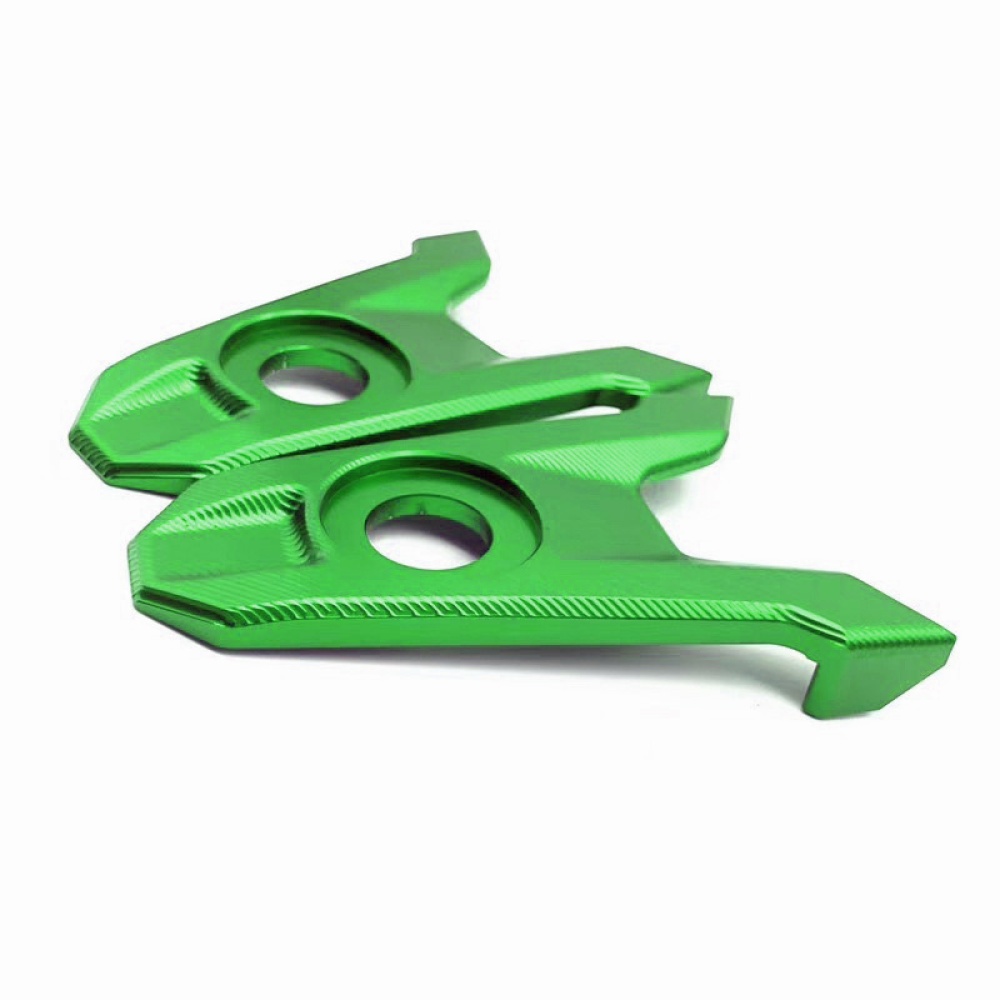 Motorcycle Accessories Rear Axle Spindle Chain Adjuster Blocks for Kawasaki Z800 2013 2014 2015 2016 red - Image 2