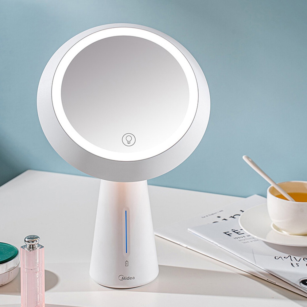 MIUO T03 Cosmetic Mirror Table Lamps High-definition Make-up Mirror Stepless Dimming USB Charging 90° Turnover Bedside Table Night Light from - Image 2