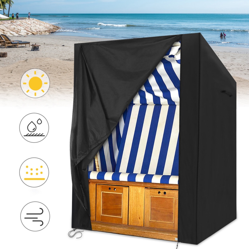 KING DO WAY Outdoor Patio Beach Chair Waterproof Covers 210D Oxford Furniture Dustproof Cover