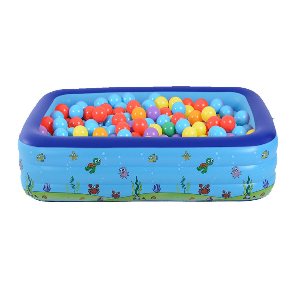 Inflatable Baby Kid Swimming Ocean Ball Inflatable Swimming Pool Toddler Water Pool - B - Image 2