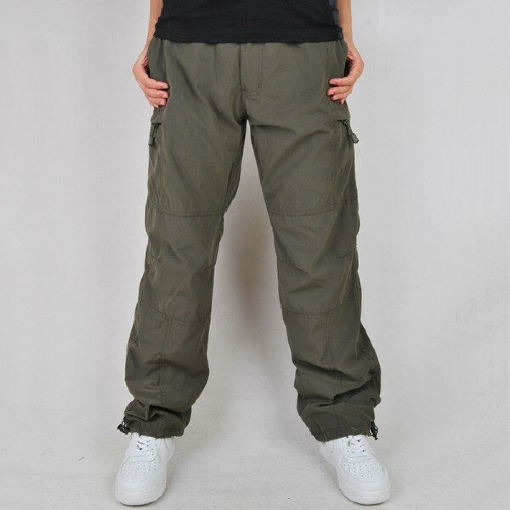 Mens Winter Outdoor Sports Trousers Military Tactical Thick Warm Cargo Pants - 38 Army Green - Image 2