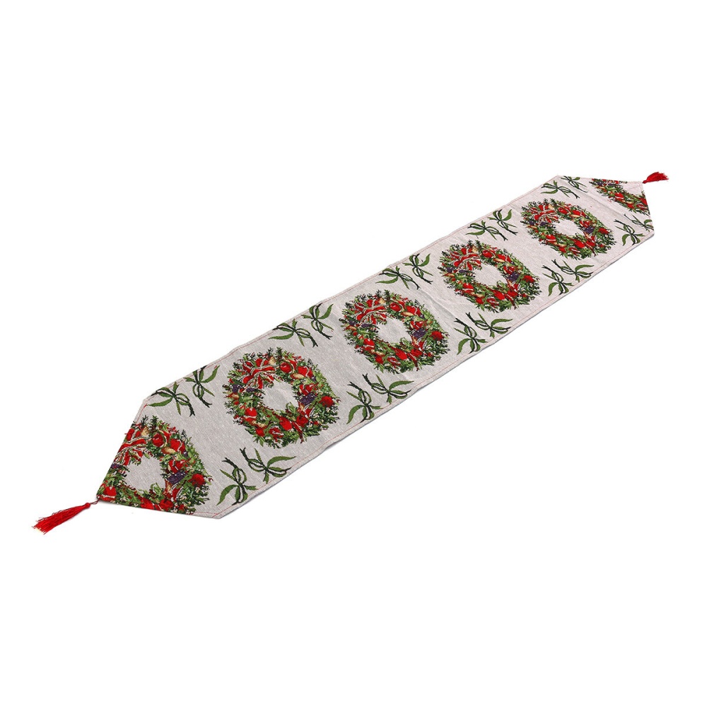 71x14inch  Table Runner Deer Desk Tablecloth Cloth Xmas Party Table - Type A - Image 2