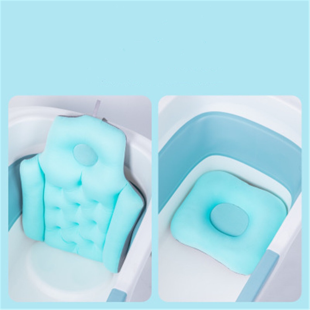 Practical And Durable Bathtub Cover And Upgraded Comfortable And Easy-to-remove Cushion - Blue Type A - Image 2