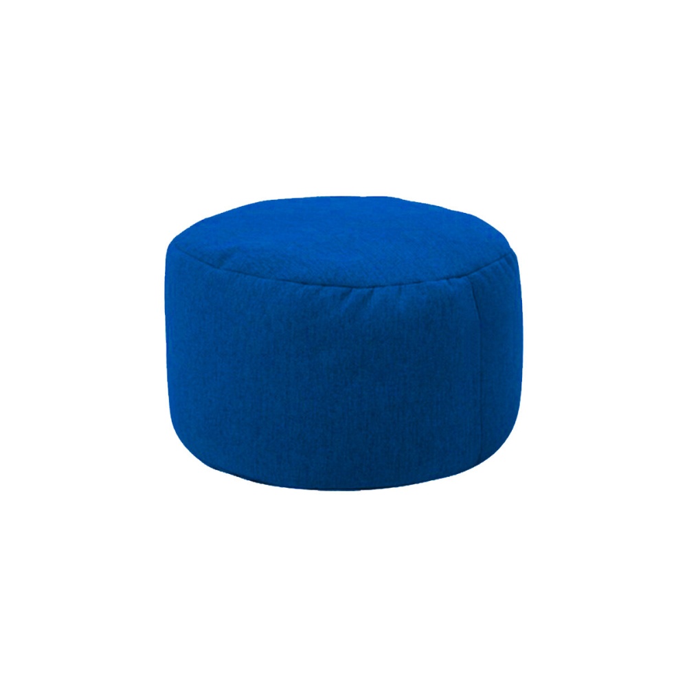 Nesloth Small Round Beanbag Sofas Cover without Filler Upholstered Velvet Footstool Chair Pouf Puff Couch Tatami Living Room - Light Coffee - Image 2