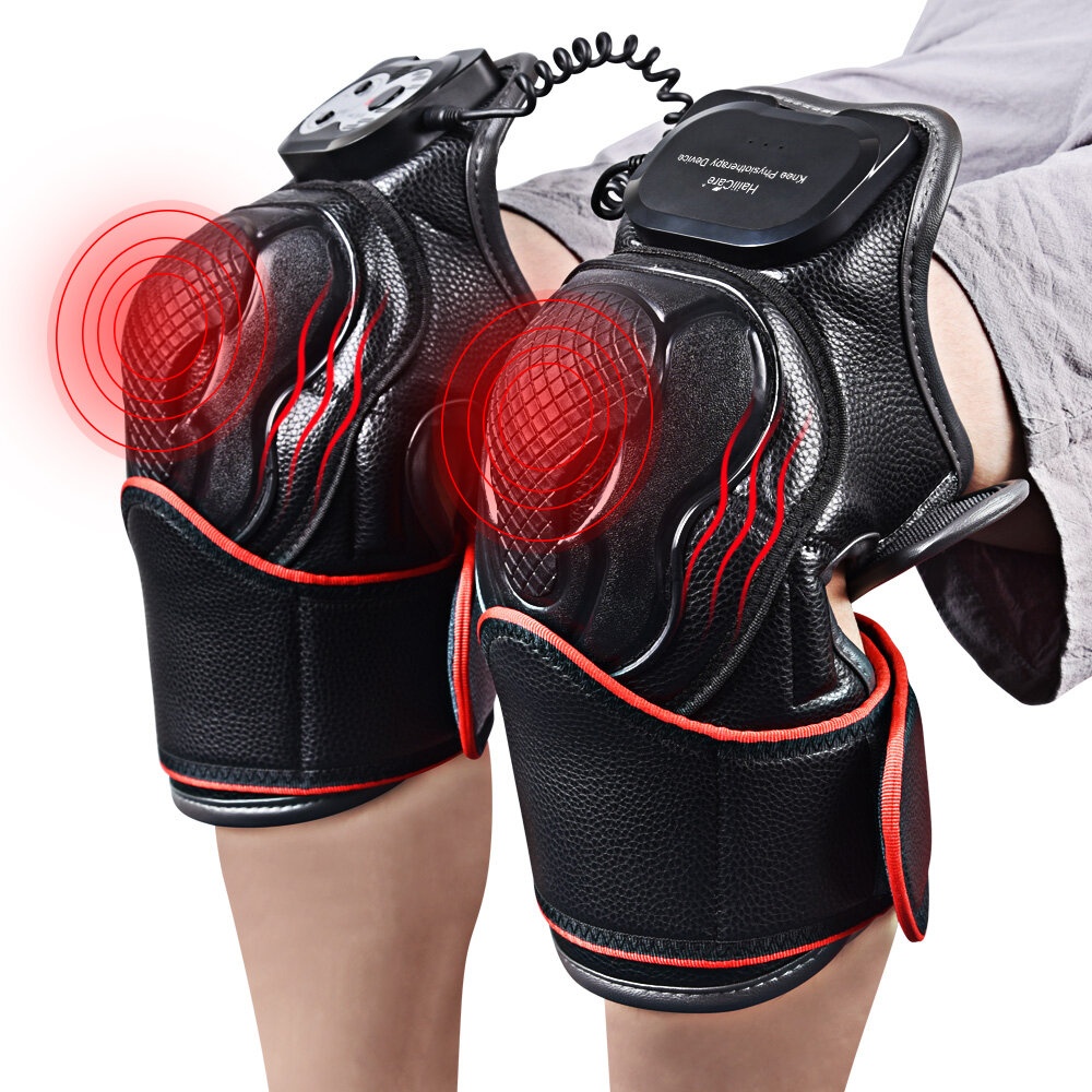 Heat Therapy Knee Massager Relieve Arthritis Pain Knee Joint Brace Support Vibration High Frequency Foot Leg Massage Relaxation - US Plug - Image 2