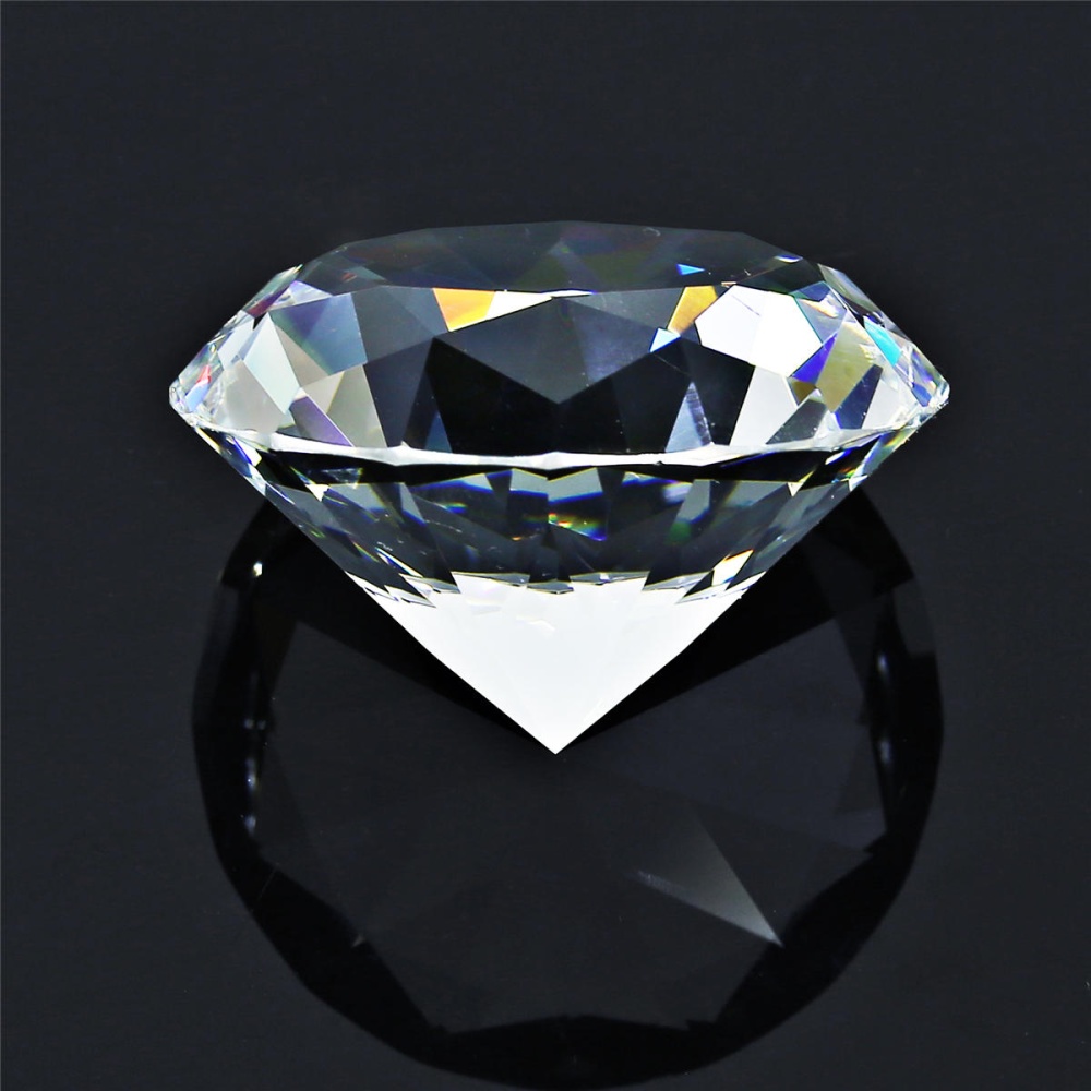 60mm Big K9 Crystal Clear Diamond Glass Art Paperweight Decorations Ornament Creative Gifts - Image 2