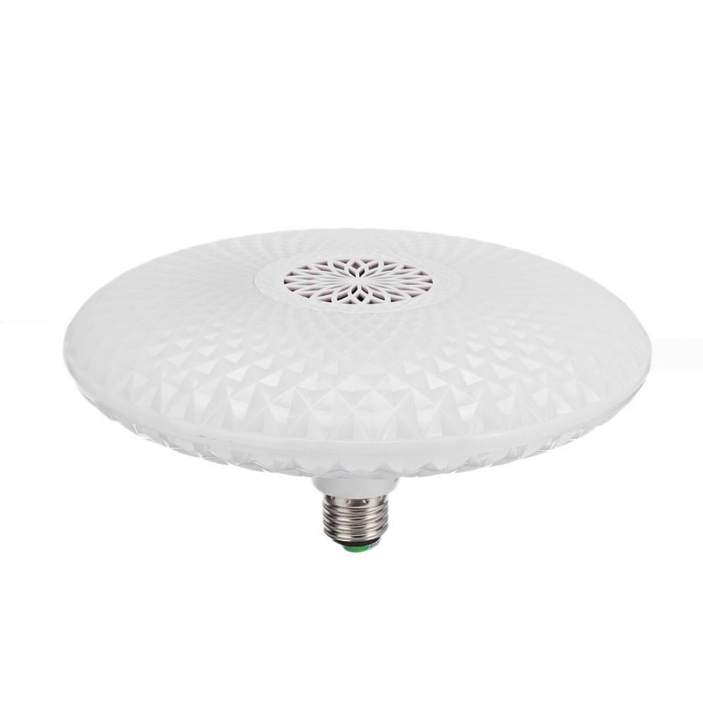 85-256V E27 24W LED Ceiling Light RGB Smart bluetooth Music Speaker UFO Bedroom Lamp Home Decoration Remote Control - Image 2