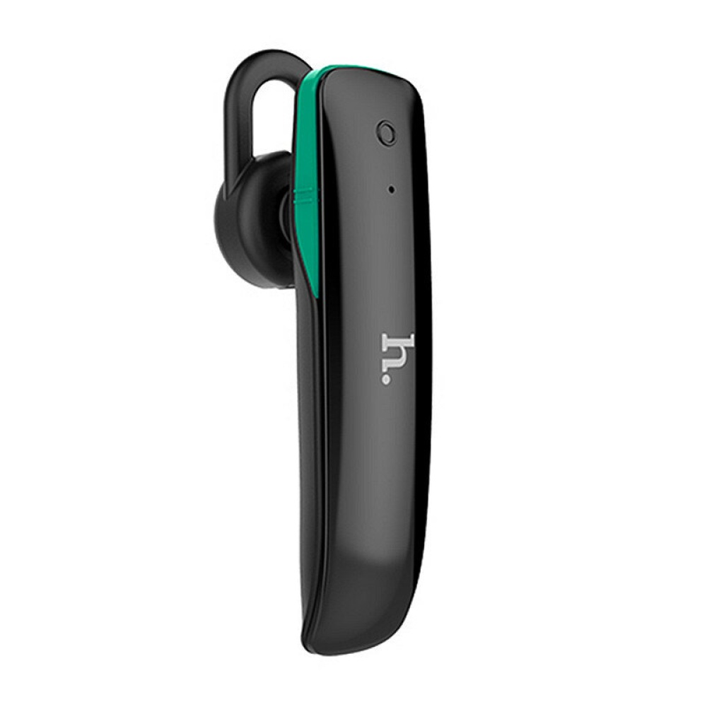 HOCO E1 Single bluetooth Wireless Headset Hi-Fi Earphone With HD Mic Support Four Languages - White - Image 2