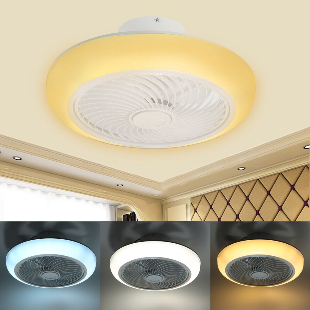 Modern New Ceiling Fan Light Remote Control Led Light Dimmable Bedroom Office - 220V - Image 2