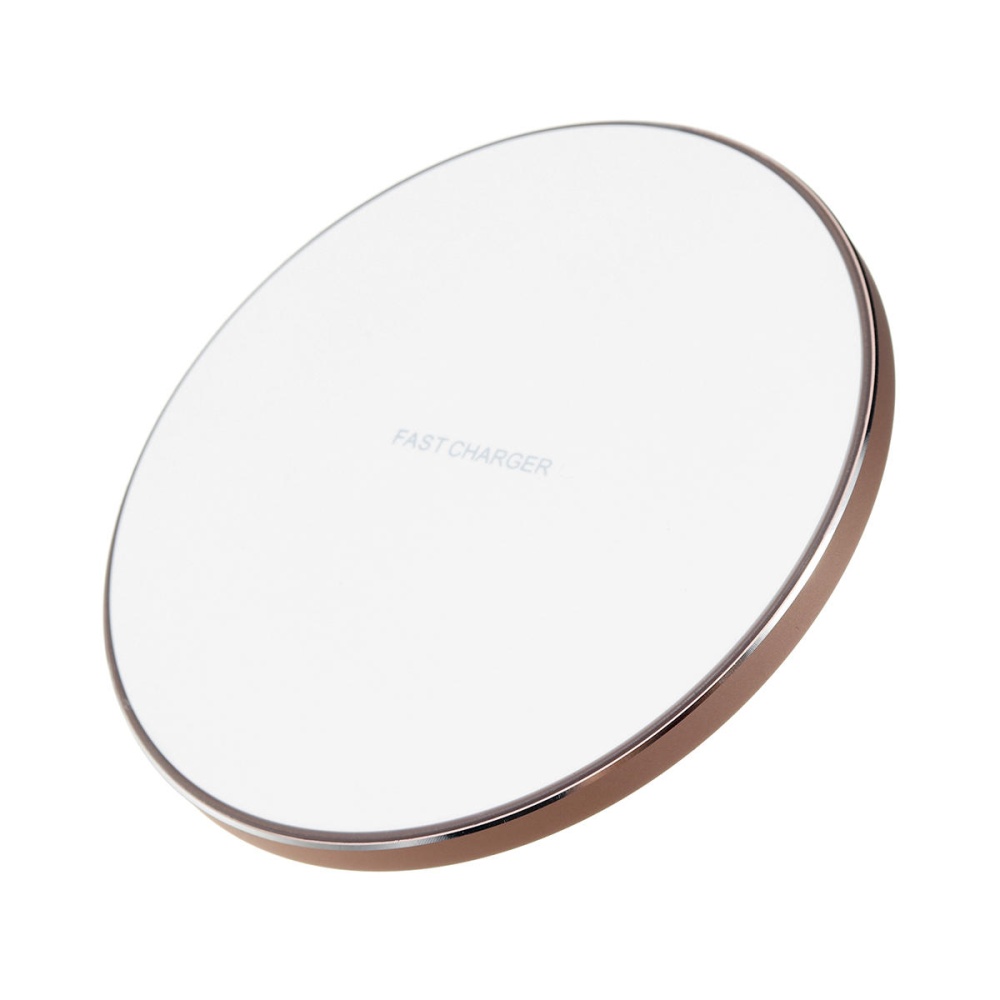 Qi Wireless Charger Quick Charger 10W 1500mah Induction Quick Charger For Mobile Phone - Gold - Image 2