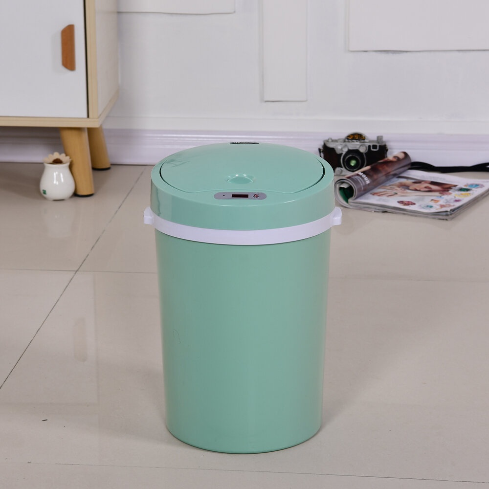 16L Automatic Smart Auto Sensor Dustbin Trash Can Kitchen Rubbish Waste Bin - White - Image 2