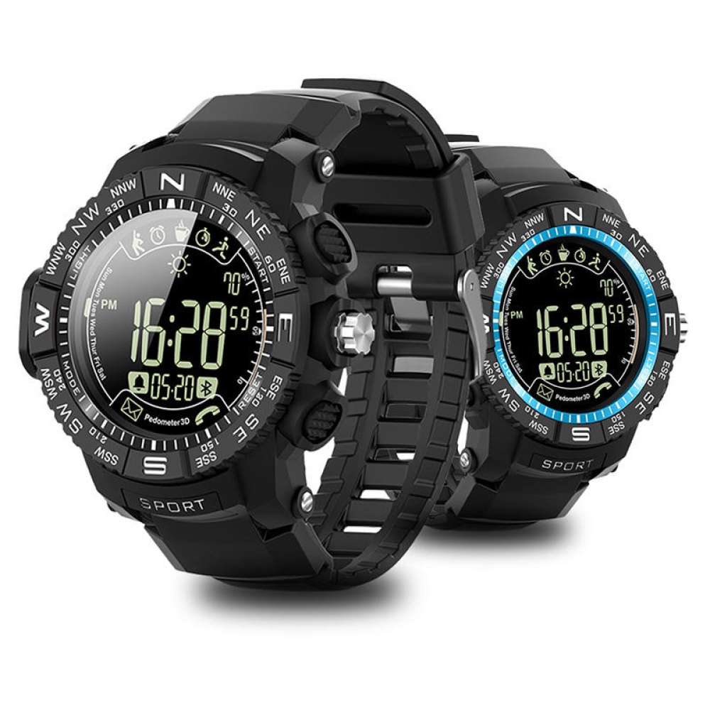 ioutdoor P10 1.2inch FSTN Full View Sunlight-Visible Screen Luminous Display 5ATM Waterproof 33months Standby Real-time Message Remind Smart Watch -