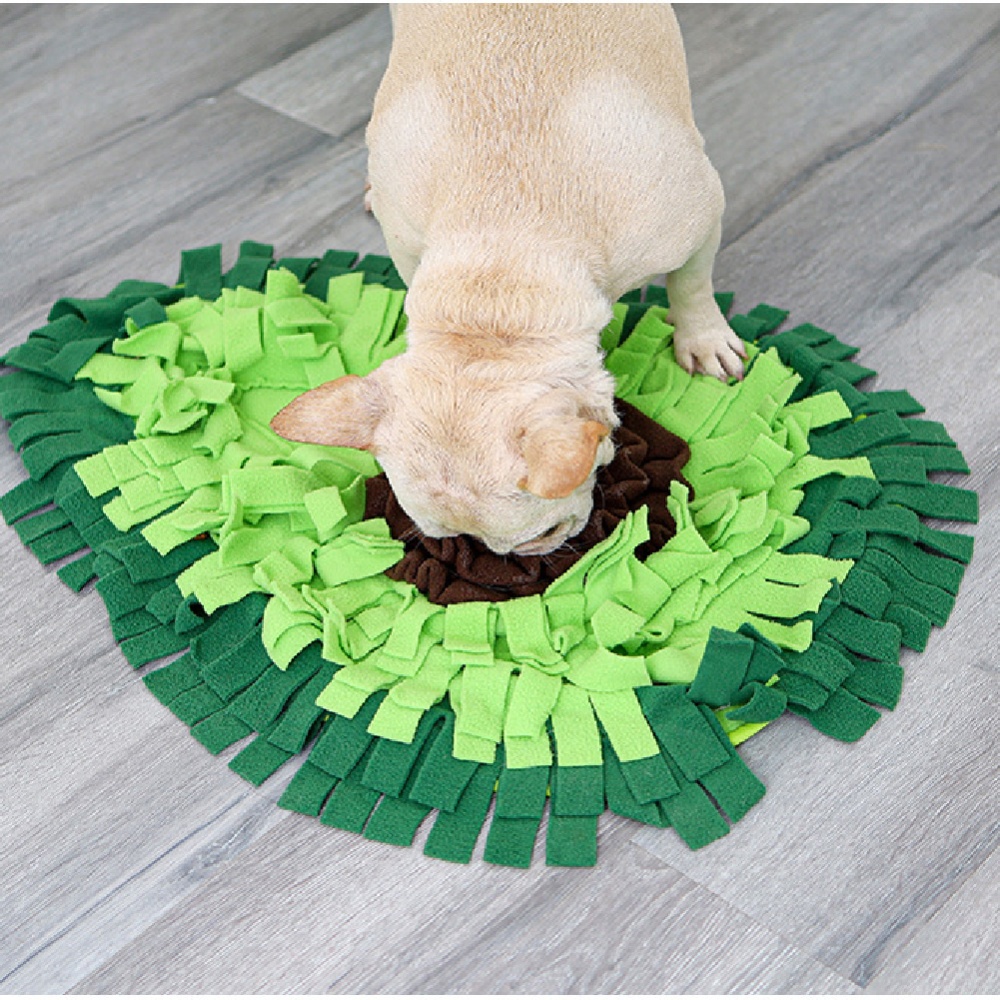 Avocado Pattern Pet Sniffing Mat Feeding Training Pad Toy Dog Release Stress Blanket green_69*53CM - Image 2