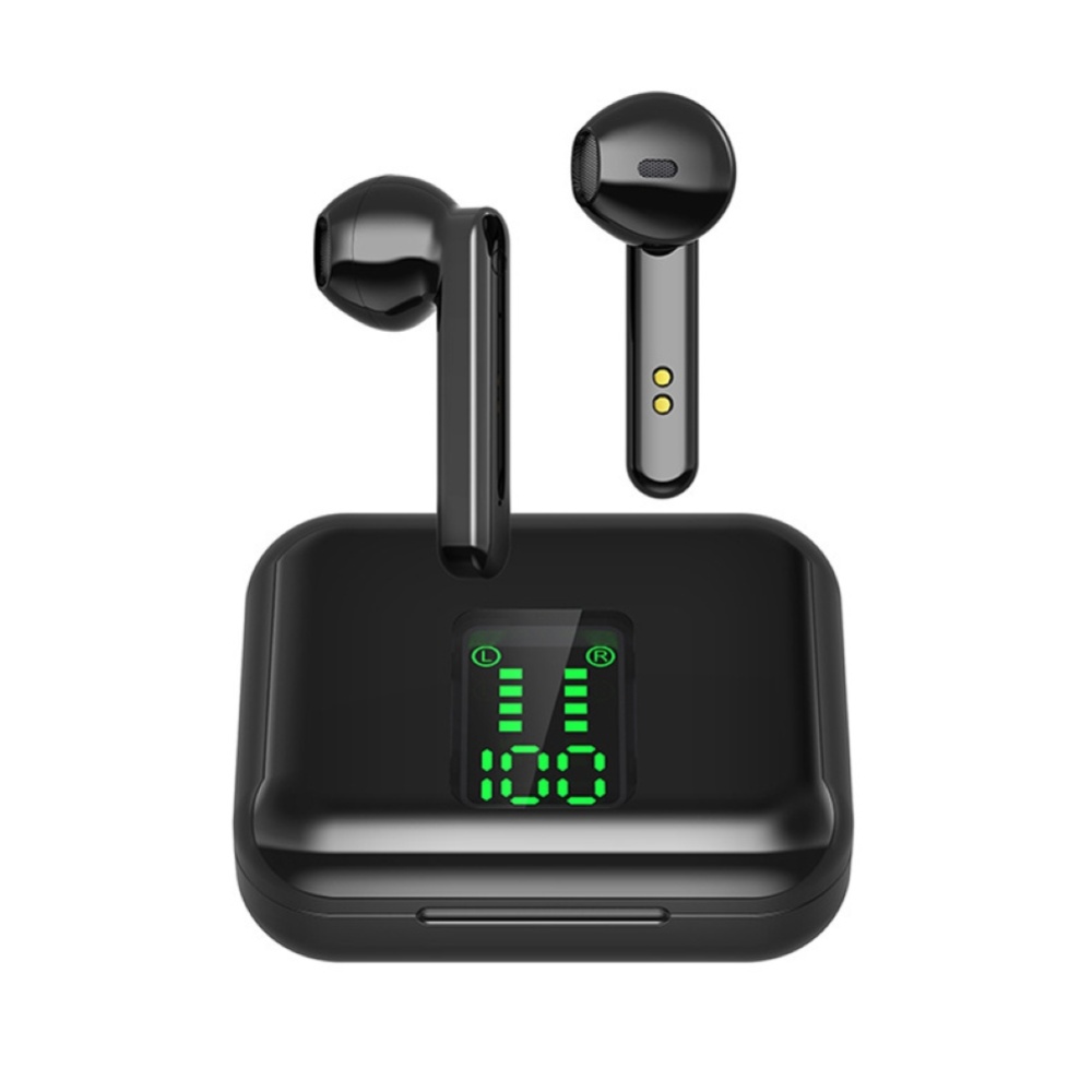 Earphone L12 TWS Bluetooth-compatible 5.0 Wireless Waterproof In-ear Smart Touch White - Image 2