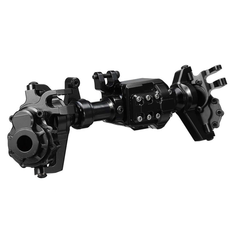 CNC Machined Alloy Front Rear Portal Axle Housing Black for Traxxas TRX-4 Crawler Rc Car Parts rear bridge
