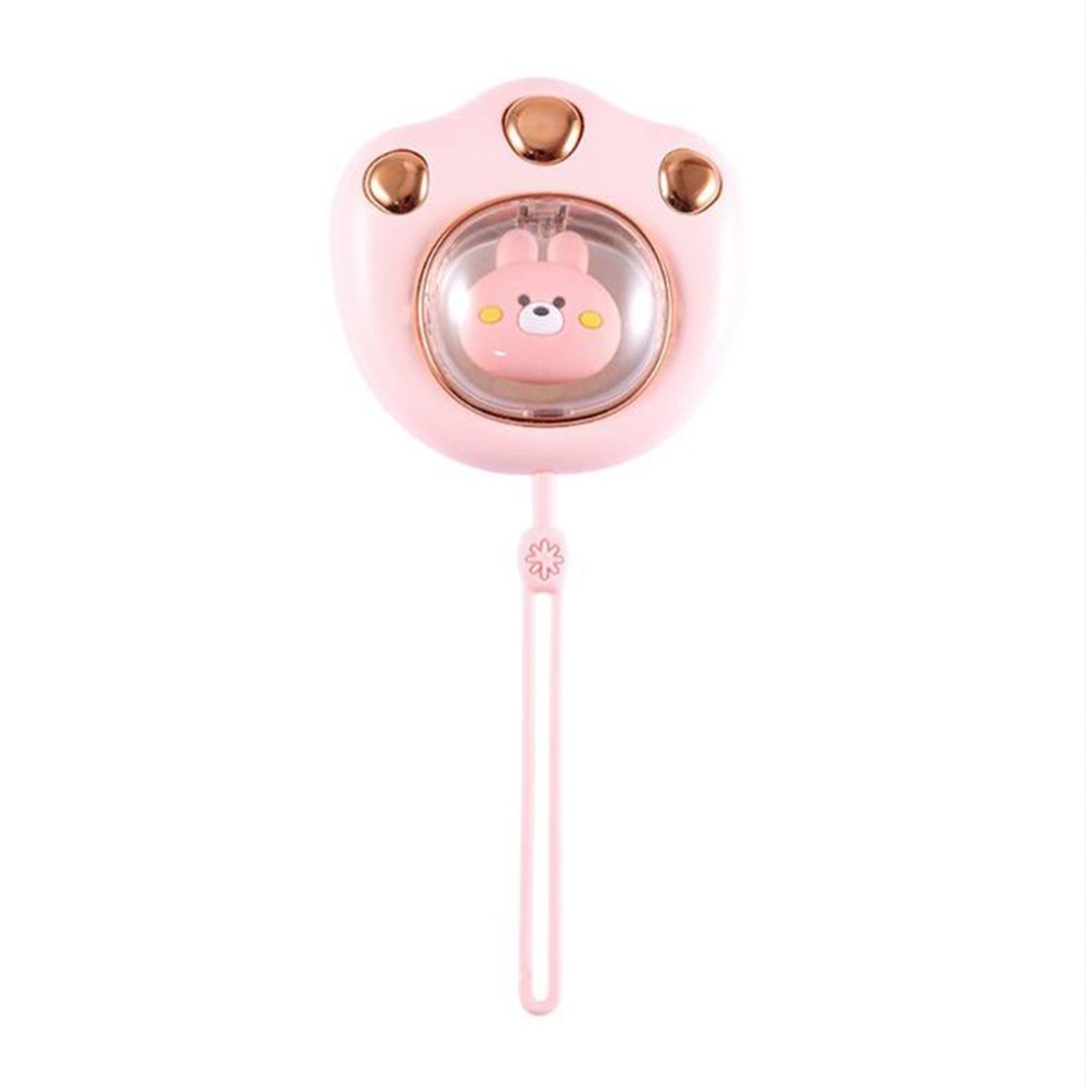 Mini Portable Hand Warmer Cute Cat Claw Shape Usb Rechargeable Quick Heating Winter Stove Pink