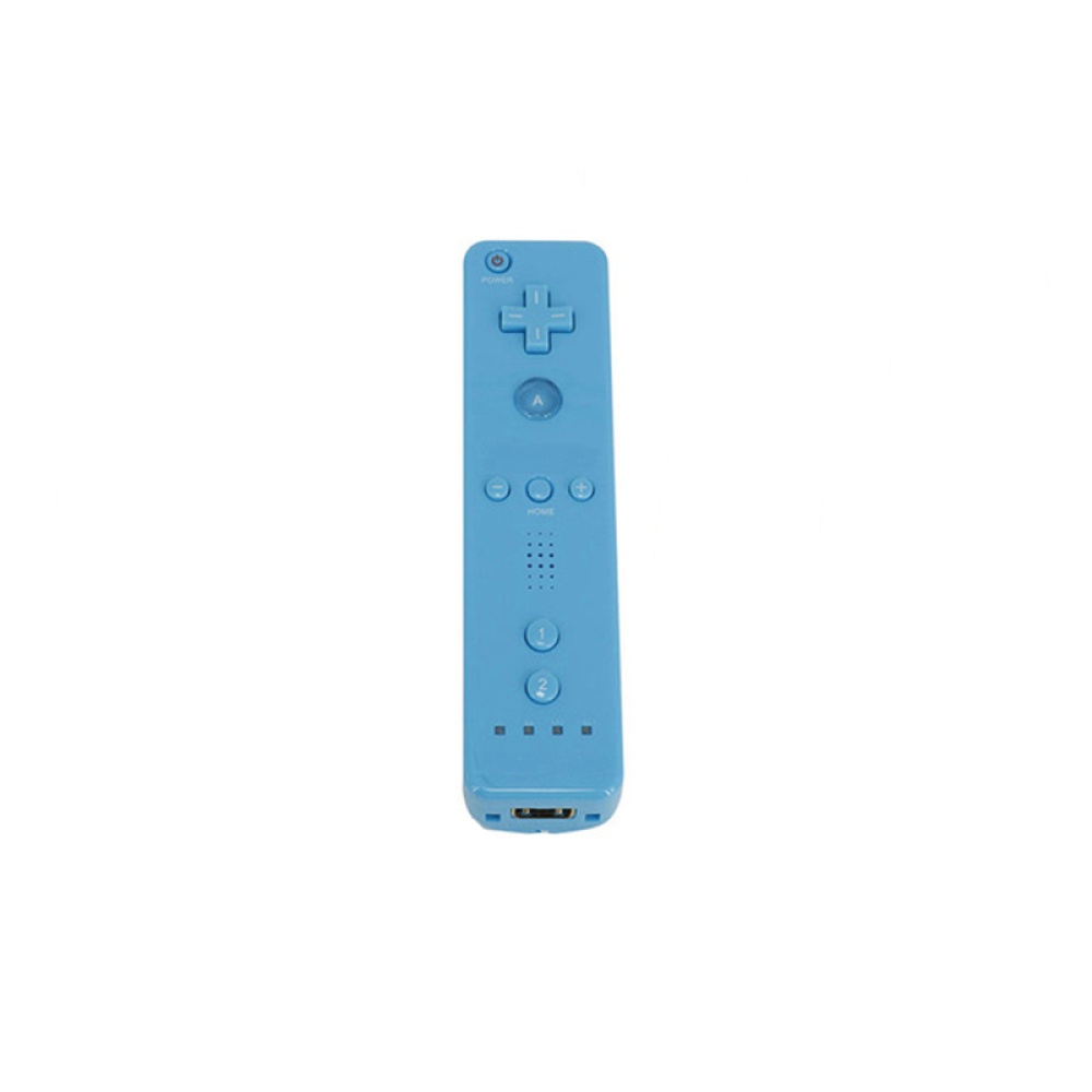 Remote Controller Game Handle for Wii (Without Silicone Sleeve and Hand Rope) blue
