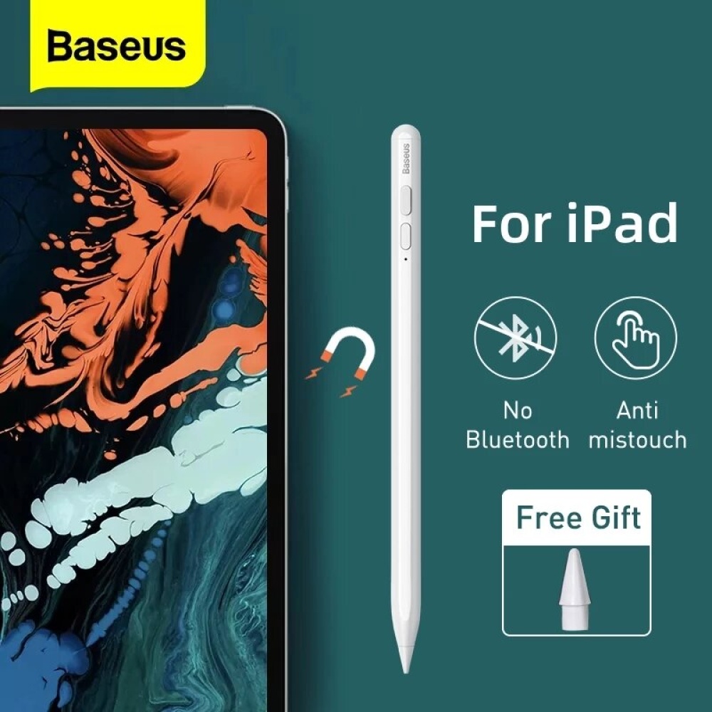 Baseus Tablet Stylus Pen 130mAh Active + Passive Palm Rejection Stylus Pen High Precision Long Standby Touch Screen Capacitive Pen - Active+Passive V - Image 2