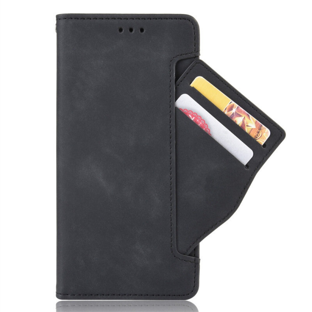 for Umidigi A11 Case Magnetic Flip with Multiple Card Slot Wallet Folding Stand PU Leather Shockproof Full Cover Protective Case - Brown - Image 2