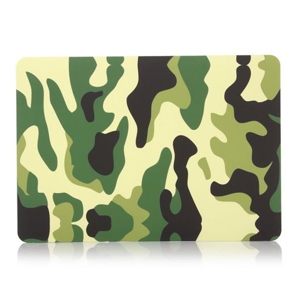 Camouflage Pattern PC Laptop Hard Case Cover Protective Shell For Apple MacBook Air 11.6 Inch - Green - Image 2