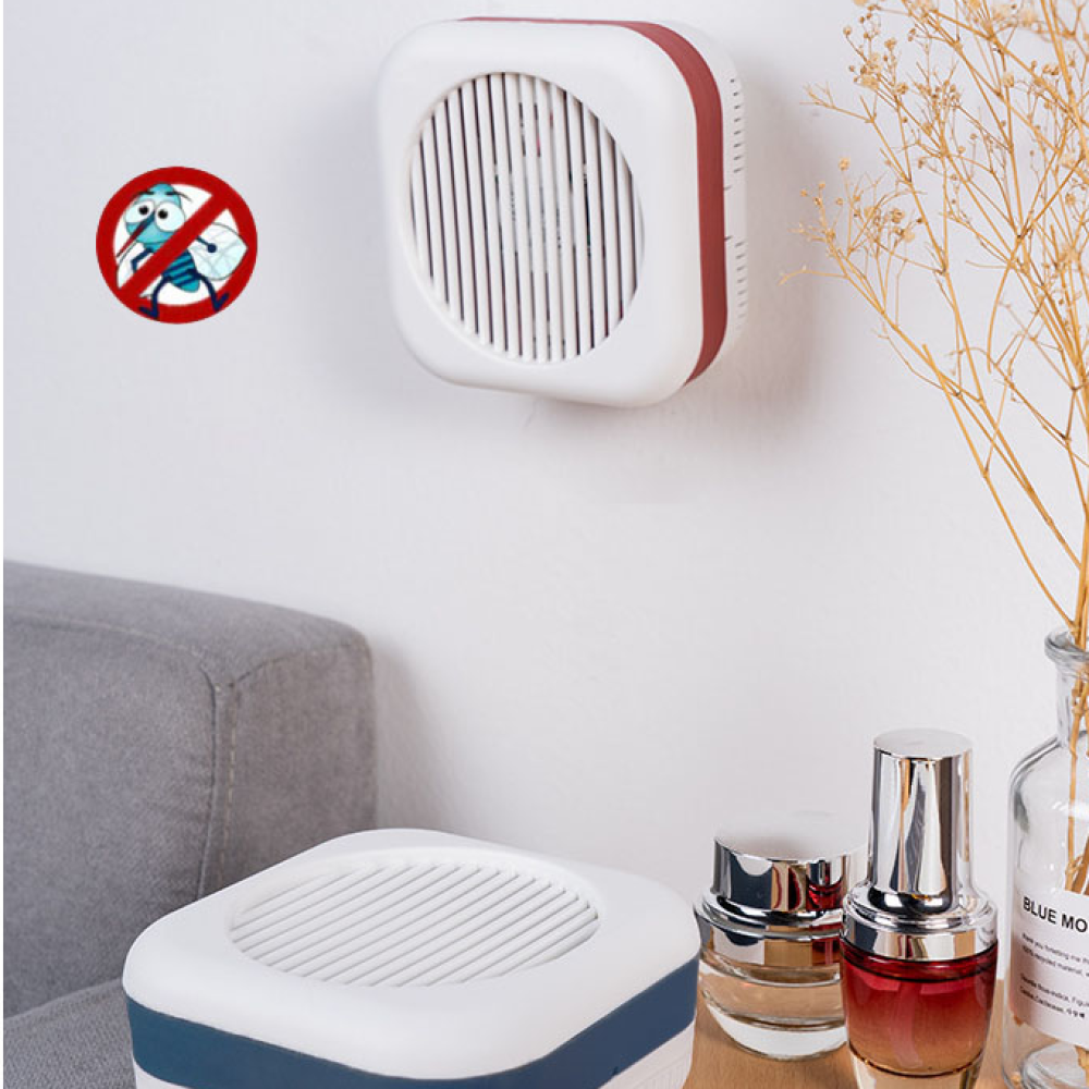 Minitype Radiationless Mute Electric USB Photocatalytic Mosquito Killer Lamp LED Bug Anti Mosquito Insect Repellent Fly UV Baby Adult Night Light - R